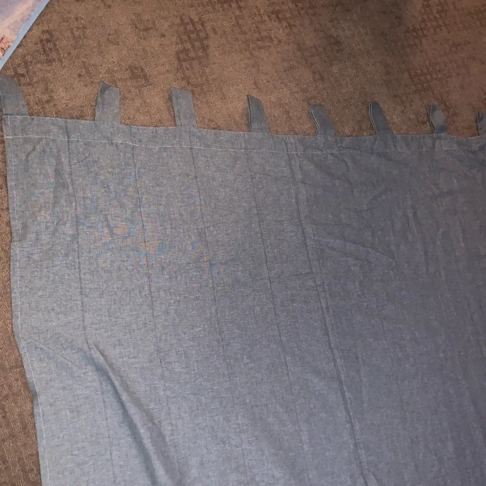Gray Curtain Panel size 100”X 53”